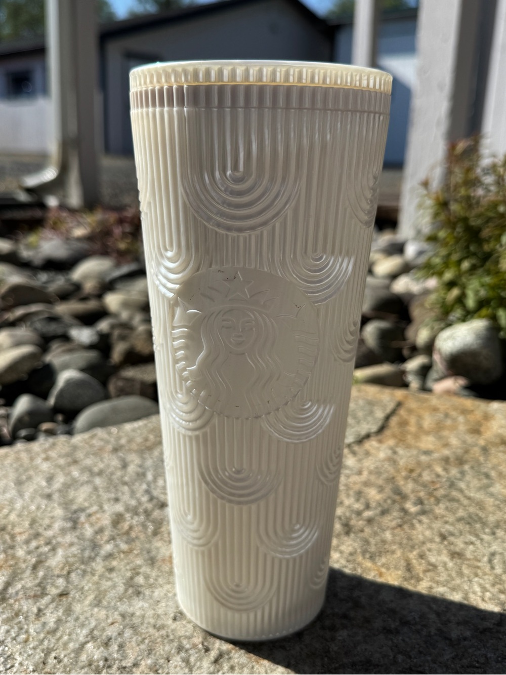 Starbucks Pearl Shell Siren Tumbler - Cream White